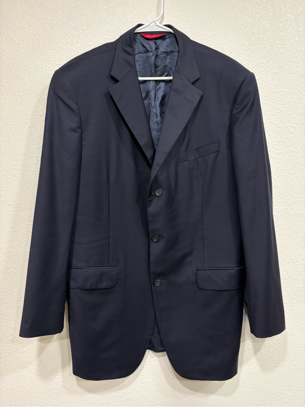 Samuelsohn Sb Austin Performance Blazer Jacket Super 130s Wool Blend Men's 42l